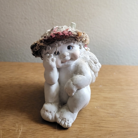 dreamsicle Other - Charming Dreamsicle Angel Figurine with Colorful Headband